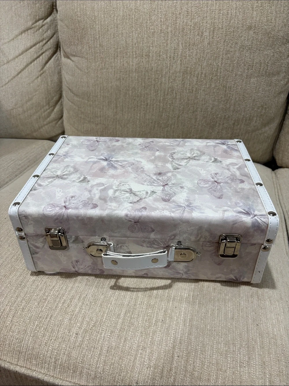 Marshalls Floral Pink & White Decorative Storage Trunks